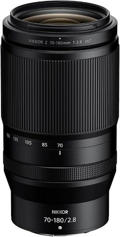 Nikon NIKKOR Z Lightweight and Compact Lens Bundle | Weatherproof Protective Hard Case, 70-180mm f 2.8 Telephoto Zoom for Z Mount, (2 items) in Kuwait
