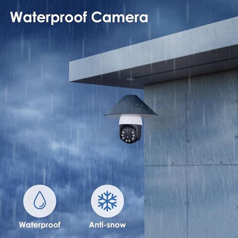 E27 Bulb Security Camera, 355° Pan & 95° Tilt Wireless WiFi Camera for Home Security, Easy Install Like Bulb Replacement, Motion Detection Auto Siren Alarm, Two-Way Audio, Full Color Night Vision in Kuwait