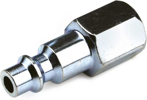 Primefit IP1414FS-B25-P (25 Pack) Industrial Style Air Quick Connect Plugs/Nipples 1/4" x 1/4" Female NPT in Kuwait
