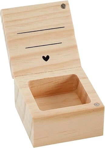 Stephan Baby Keepsake Box Pine Wood Memory Storage Case for First Infant Curl Gift, 2", My First Curl in Kuwait