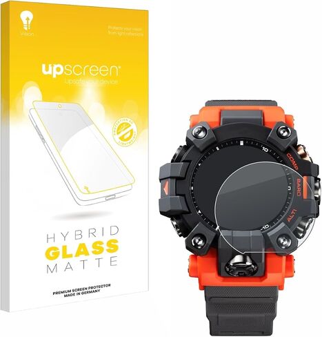 upscreen Matte Screen Protector Glass Film Compatible with Casio G-Shock GW-9500 - Anti-Glare, Anti-Fingerprint, 9H Glass Protection in Kuwait