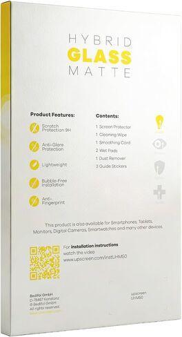 upscreen Matte Screen Protector Glass Film Compatible with Casio G-Shock GW-9500 - Anti-Glare, Anti-Fingerprint, 9H Glass Protection in Kuwait