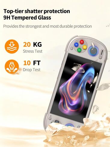 Screen Protector for Retroid Pocket 6 Handheld,9H tempered glass, drop-proof, scratch-proof, bubble-free, 2 Pack in Kuwait