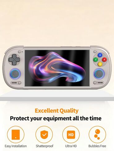 Screen Protector for Retroid Pocket 6 Handheld,9H tempered glass, drop-proof, scratch-proof, bubble-free, 2 Pack in Kuwait