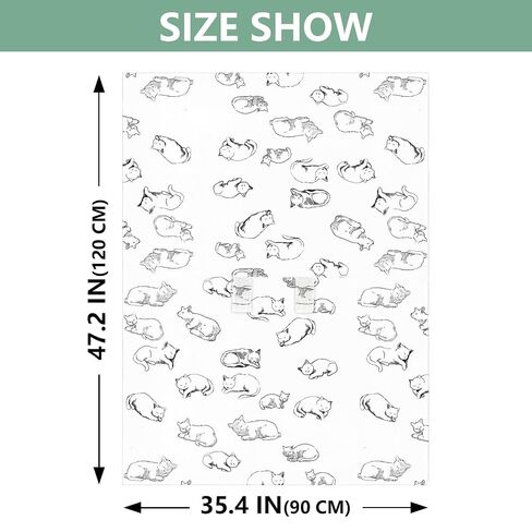 Car Seat Cover for Baby Sleeping Cat Sketch Pattern Car Seat Canopy Lightweight Canopy for Sun Protection Carseat Covers for Boys Girls in Kuwait