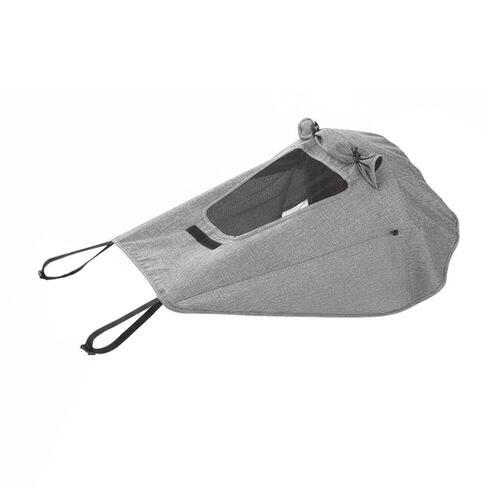 Pram Waterproof Infant Carriage Canopy Easy Installation Universal Pram Awning for Infants, Infants, Outdoor, Travel, Black in Kuwait