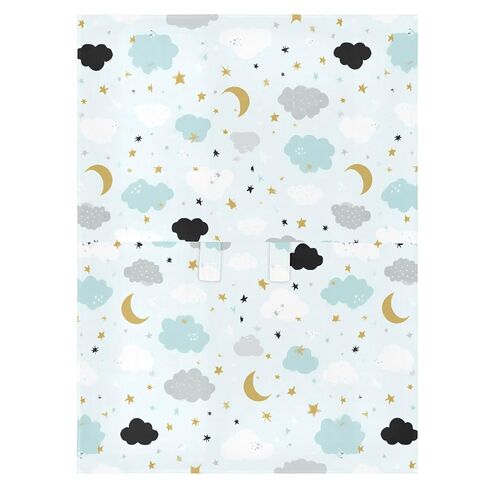 Car Seat Cover for Baby Blue Cloud Moon Star Pattern Car Seat Canopy Lightweight Canopy for Sun Protection Carseat Covers for Boys Girls in Kuwait
