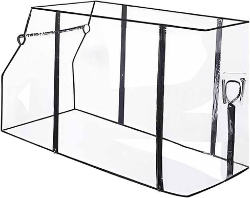 Clear PVC Wagon Rain Cover Windproof Dustproof Trolley Canopy for Outdoor Picnic in Kuwait