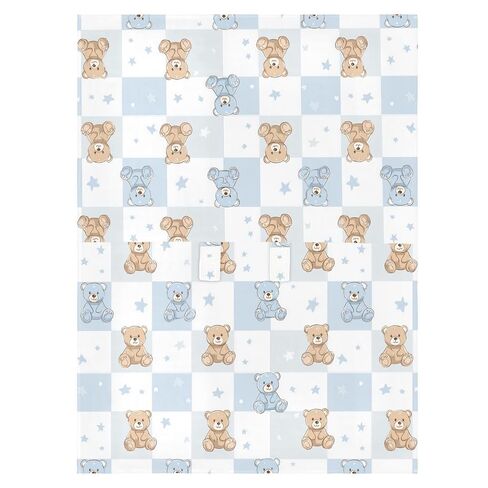 Car Seat Cover for Baby Bear Checkered Print Car Seat Canopy Lightweight Canopy for Sun Protection Carseat Covers for Boys Girls in Kuwait