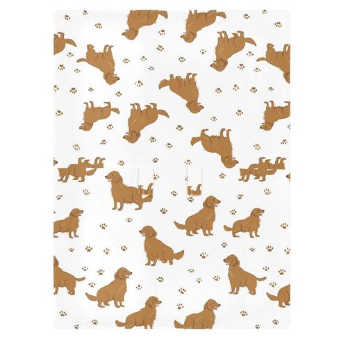 Car Seat Cover for Baby Golden Retriever Paw Pattern Car Seat Canopy Lightweight Canopy for Sun Protection Carseat Covers for Boys Girls in Kuwait