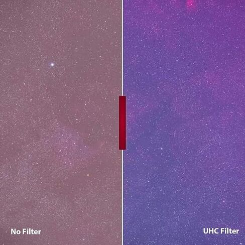 Clear Universe Observations with UHC Filter for 1.25" Reduce Light Pollution for Enhanced Contrast Astrophotography in Kuwait