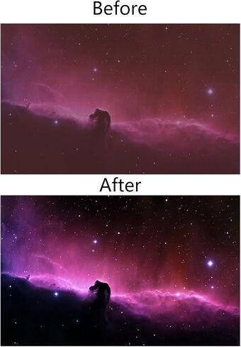 Clear Universe Observations with UHC Filter for 1.25" Reduce Light Pollution for Enhanced Contrast Astrophotography in Kuwait