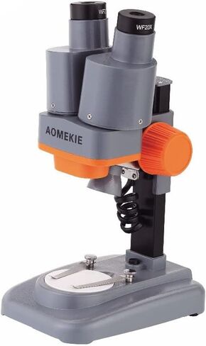20X 40X Stereo Microscope with Eyepiece Led Light PCB Solder Mineral Specimen Silde Watching Phone Pepair Tool HD Vision (Color : 20X and 40X) (20X and 40X) in Kuwait