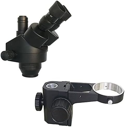 34MP HDMI Digital USB Camera 3.5X-90X Simul-Focal Trinocular Soldering Stereo Zoom Microscope LED Ring Lights for Phone Repair (Color : Blue) (3.5x 90x 34mp) in Kuwait