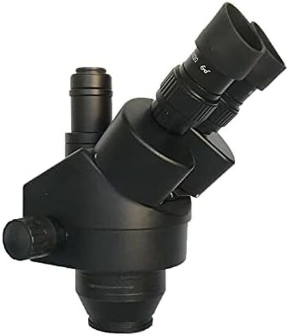 34MP HDMI Digital USB Camera 3.5X-90X Simul-Focal Trinocular Soldering Stereo Zoom Microscope LED Ring Lights for Phone Repair (Color : Blue) (3.5x 90x 34mp) in Kuwait
