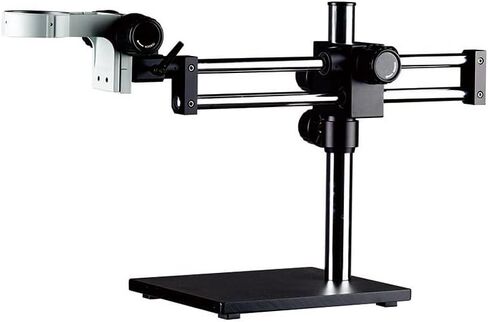 Yizhan 28MP HDMI Camera Microscope 7X-45X Simul-Focal Double Boom Stand Trinocular Stereo Zoom Microscope Ring Light Microscopio (Color : A) (A) in Kuwait