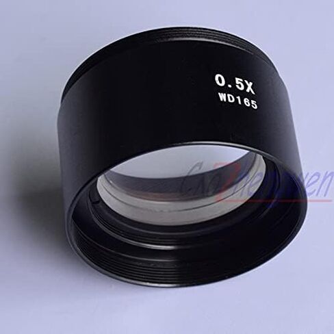 FYSCOPE Microscope 3.5X-90X Trinocular Inspection Microscope with Super Large Stand +144 pcs LED Light 165mm in Kuwait