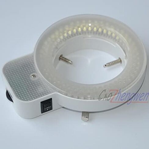 FYSCOPE Microscope 3.5X-90X Trinocular Inspection Microscope with Super Large Stand +144 pcs LED Light 165mm in Kuwait