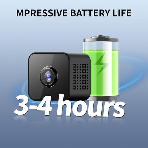 4K Mini Wireless Camera 2026 HD Camera Small Home Security WiFi Micro Nanny Cam with Motion Detection,Cloud & SD Storage,Night Vision,Wide Angle Tiny Cameras for Home Baby Pet Office Indoor Outdoor in Kuwait