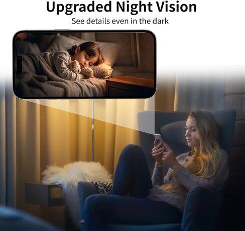 4K Mini Wireless Camera 2026 HD Camera Small Home Security WiFi Micro Nanny Cam with Motion Detection,Cloud & SD Storage,Night Vision,Wide Angle Tiny Cameras for Home Baby Pet Office Indoor Outdoor in Kuwait