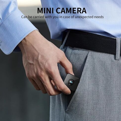 4K Mini Wireless Camera 2026 HD Camera Small Home Security WiFi Micro Nanny Cam with Motion Detection,Cloud & SD Storage,Night Vision,Wide Angle Tiny Cameras for Home Baby Pet Office Indoor Outdoor in Kuwait