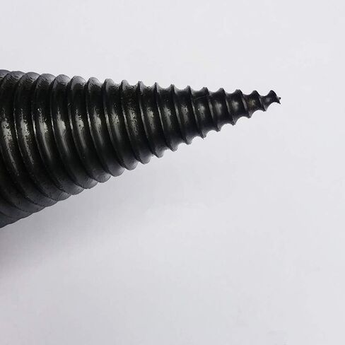 Heavy Wood Drill Bit Firewood Log Splitter U Anti-Skid Thread U Screw Splitting Cone Screw Cone Driver Fire Wood Log Splitter Hex Shank Handle Large,1.45 Lb Diameter (42 mm) in Kuwait