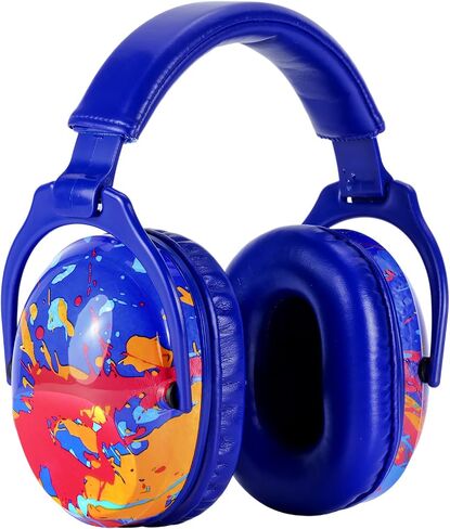ZOHAN Kids Ear Protection 2 Pack, 25dB NRR Noise Cancelling Headphones for Kids, with Pillowy Pads, for Monster Truck, School, Autism, Sensory, Fireworks, Concerts, Events (Blue+Green) in Kuwait