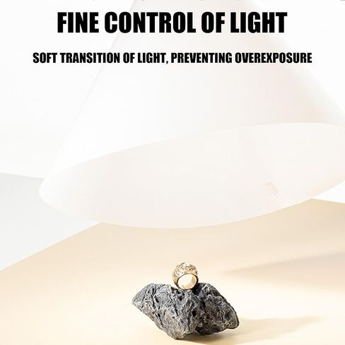 Cone Jewelry Photography Photo Light & Flashing Diffuser for Small Product Reflective Objects Photoshoot Professional Softbox in Kuwait