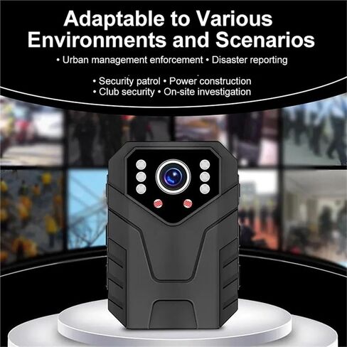 4K/1080P WiFi Waterproof Mini Digital Recorder, Recessed Night Vision Device for On-Site Law Enforcement Recording(1080P No WiFi Nocard) in Kuwait