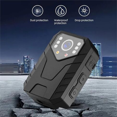 4K/1080P WiFi Waterproof Mini Digital Recorder, Recessed Night Vision Device for On-Site Law Enforcement Recording(1080P No WiFi Nocard) in Kuwait