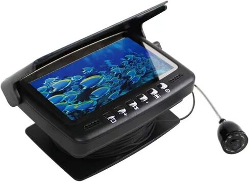 Underwater Camera, 4.3Inch 1000TVL Underwater Submarine Camera Ice -ishing Camera Fish Finder AV Endoscope(50M) in Kuwait