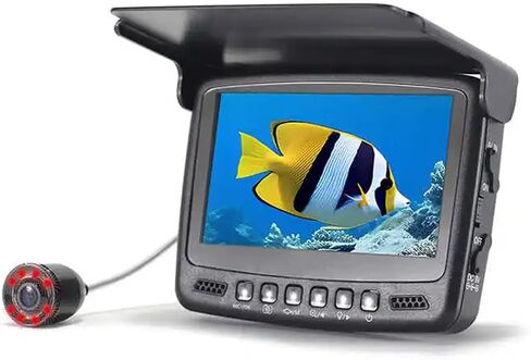 Underwater Camera, 4.3Inch 1000TVL Underwater Submarine Camera Ice -ishing Camera Fish Finder AV Endoscope(50M) in Kuwait