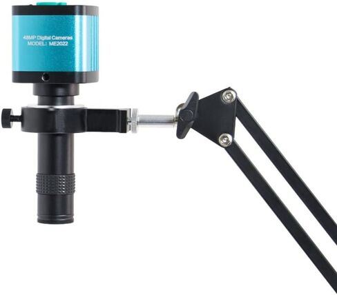 4K 48MP 1080P HDMI USB Industrial Video Microscope Camera 130X Zoom C Mount Lens Cantilever Stand for Digital Image Acquisition (Color : 130X Lens) in Kuwait