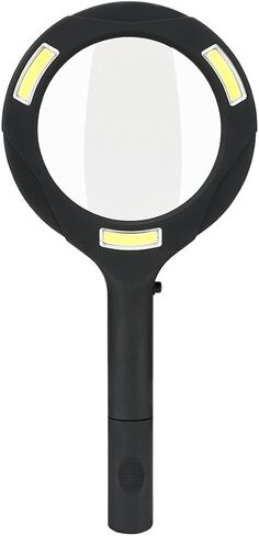 Microscope Kit Handheld 3X Illuminated Magnifier Microscope with 3 LED Microscope Lens Adapters in Kuwait
