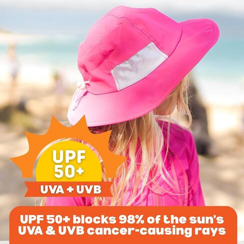 SwimZip Wide Brim Sun Hat | UPF 50+ Protection for Baby, Toddler, and Kids in Kuwait