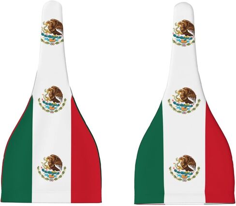 Flag of Mexico Baby Beanie Hat 0-6 Months Soft Stretchy Newborn Knot Cap Unisex Infant Hat Black in Kuwait