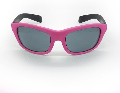 Kushies Kid Size Dupont Rubber Sunglasses with Polycarbonate Lenses (Newborn, Pink) in Kuwait