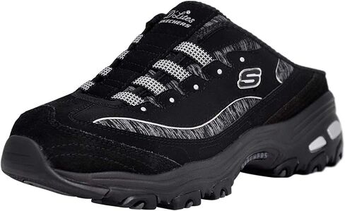 Skechers Women's D'Lites Resilient Slip-On Sneaker | Air-Cooled Memory Foam, Cushioned midsole with flexible outsole, Sporty fashion sneaker with open back design in Kuwait