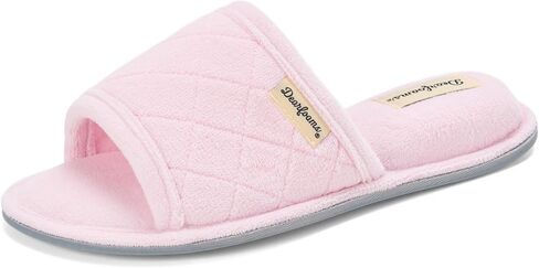 Dearfoams womens Slipper Memory Foam Summer House Shoe Beatrice Terry Slide in Kuwait