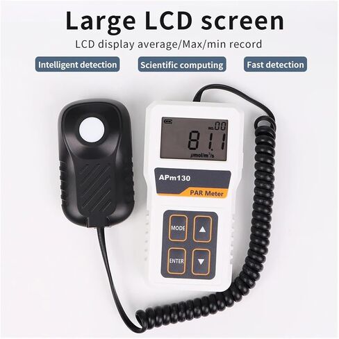 Lux Meter, Light Meter APM130 PAR Intensity Energy Optical Split Type Sensor Monitor for Plants Greenhouse,for Grow Plants/Photography in Kuwait