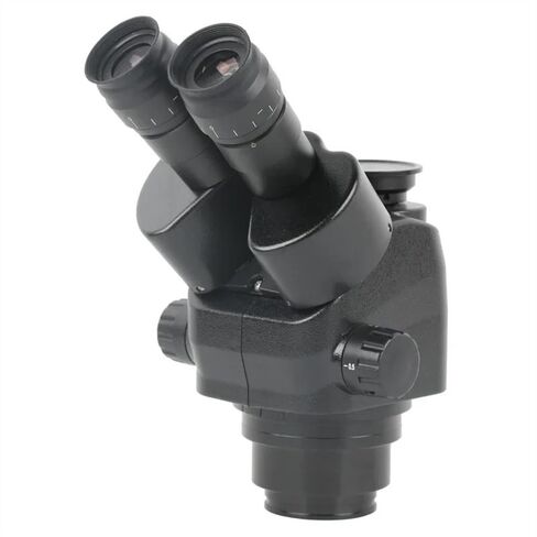 Microscope Observation 5X-110X (2X) Simul Focal Parfocal Trinocular Stereo Microscope WF10X Adjustable Eyepieces Large Depth of Field 110MM Work Distance in Kuwait