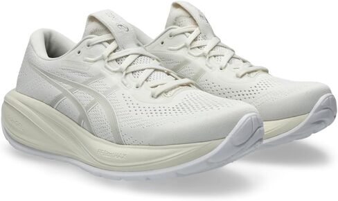 ASICS Women's Gel-Cumulus 28 Running Shoes, 10, Cream/Glacier Grey in Kuwait