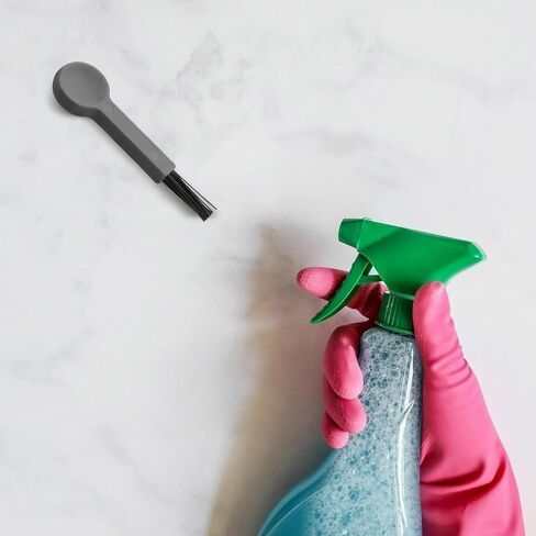 2pcs Window Track Cleaning Brush with Hard Plastic Bristles, Small Multifunctional Scrub Brush for Tight Grooves and Slots, for Cleaning Home Electronics and Household Appliances in Kuwait
