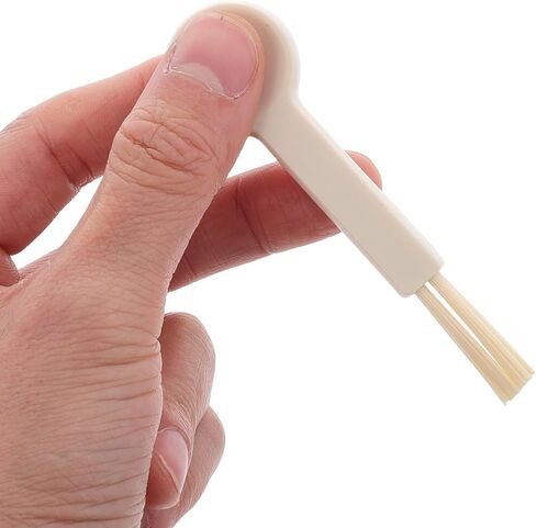 2pcs Multi-Purpose Window Track Cleaning Brush with Ergonomic Design, Plastic Scraper for Efficient Cleaning of Home Electronics and Tight Spaces in Kuwait