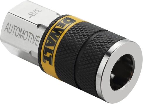 DEWALT 3/8-Inch Body Automotive Air Coupler with 3/8-Inch FNPT: High-Flow 6-Ball Design, 300 PSI in Kuwait