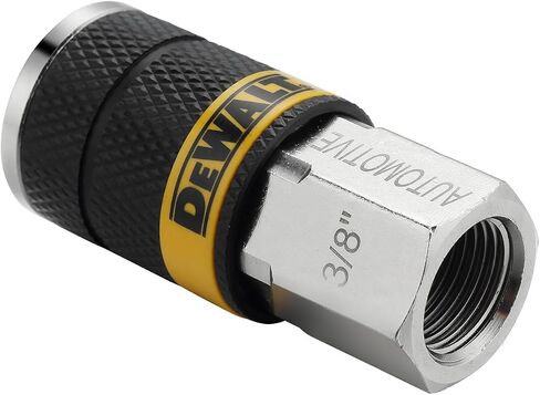 DEWALT 3/8-Inch Body Automotive Air Coupler with 3/8-Inch FNPT: High-Flow 6-Ball Design, 300 PSI in Kuwait