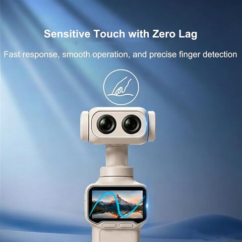 For Insta360 Luna Ultra, Camera Anti‑Glare Screen Protector, Low Reflection 9H Hardness Tempered Glass Film in Kuwait