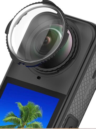 [2 Pack] Compatible with Insta360 X4 Air Lens Protector, Aluminum Alloy Frame + Multi-Layer Coated Optical Glass Lens. in Kuwait