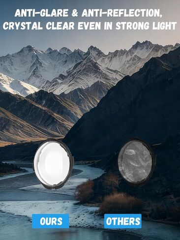 [2 Pack] Compatible with Insta360 X4 Air Lens Protector, Aluminum Alloy Frame + Multi-Layer Coated Optical Glass Lens. in Kuwait