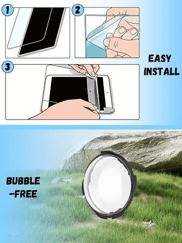 [2 Pack] Compatible with Insta360 X4 Air Lens Protector, Aluminum Alloy Frame + Multi-Layer Coated Optical Glass Lens. in Kuwait